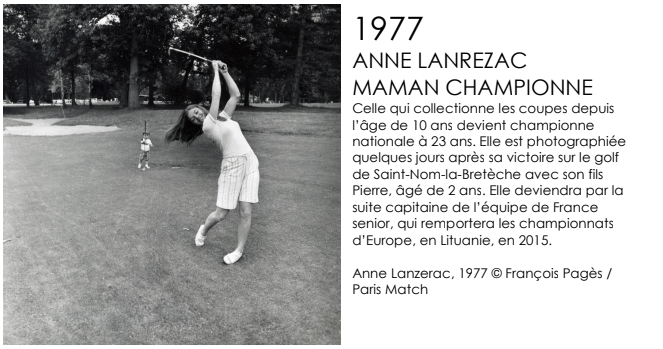 Anne Lanzerac reines du golf
